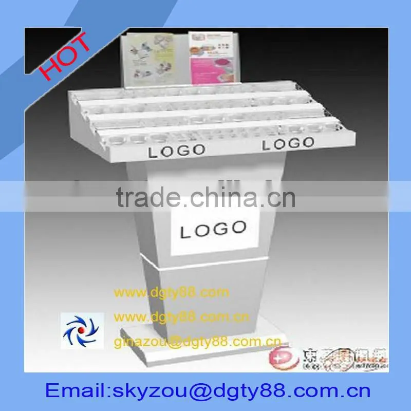 oem factory exquisite design vacuum formed plastic makeup display stand