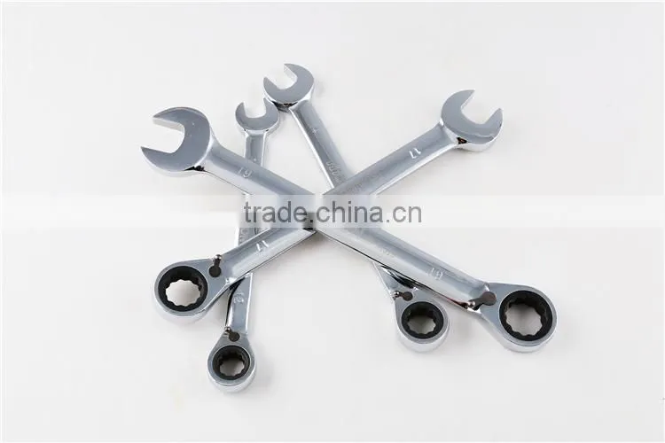 Flexible Head Combination Ratchet Wrench
