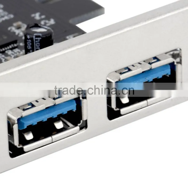 PCI Express to USB 3.0 Converter Mini PCI-E USB 3.0 2Port PC Expansion Adapter Card For Vista Win 7