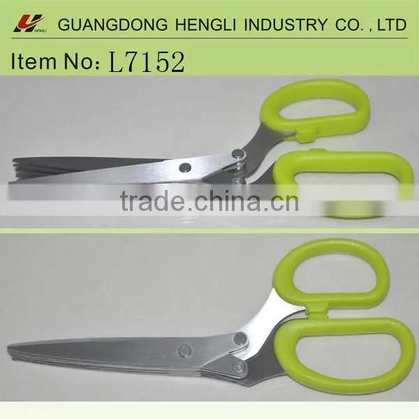 stainless steel kitchen herb scissors