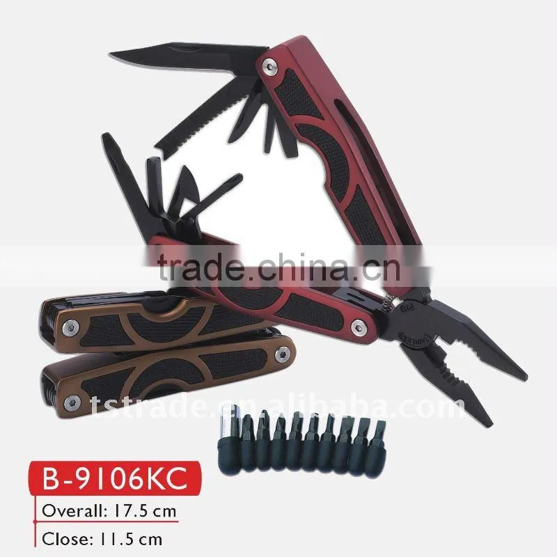 2014 LED light stainless steel hammer multi tools high carbon steel multiB-8981A