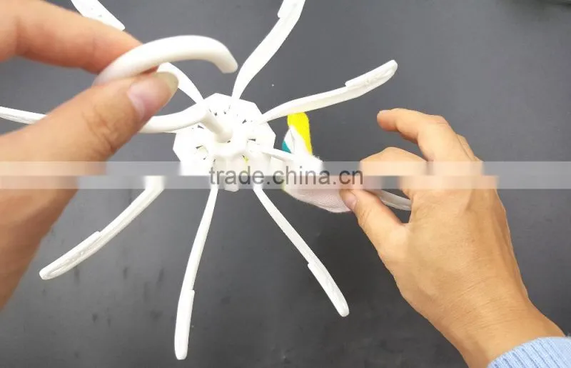 2017 cheapest than all ,hot selling!! plastic sock hangersock drying hangersock dryer hanger,8 plastic pegs, only hand can use