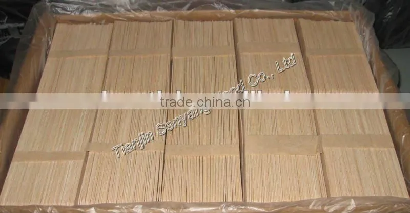 beauty waxing disposable white birch wooden spatula