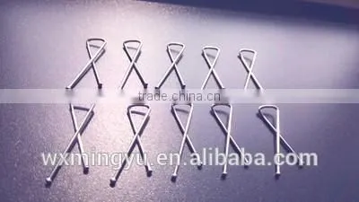2015 new design metal stainless steel x shape clip for shirt accessory