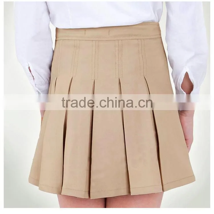 British Khaki student girl Skirt all-match autumn dress pleated skirt