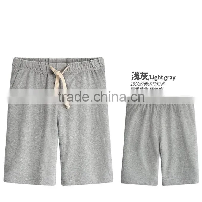 Hot Sale Man's Blank Short Pants 100%Combed Cotton Dry Fit Shorts