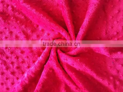 Hot Stamping Custom Made Coral Fleece Fabric For Home Textiles