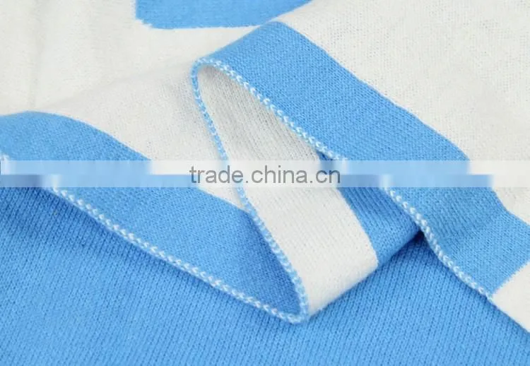 Guangzhou wholesale dinosaur printed baby knit blanket