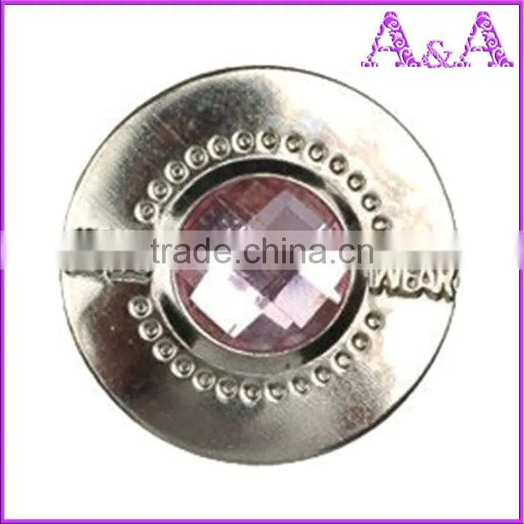 metal jeans buttons with stone custom jeans button high qualiity button