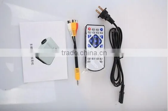 High Quality X9 MiNi LCD Projector with LED Lamp 800*480p 1000lumens 1500:1 MiNi LED Projector for Home Use Projector