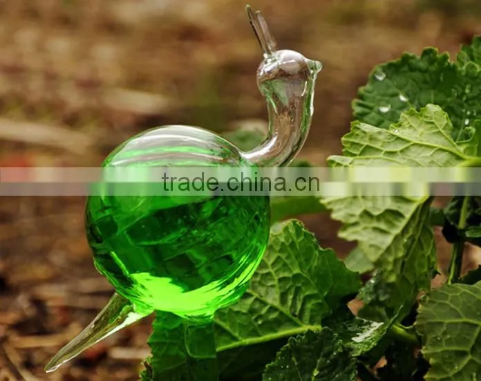 2015 hot sale self watering pot,glass watering