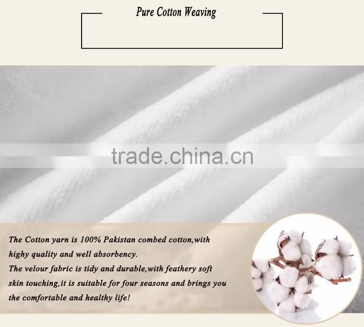 Cotton terry cloth of men's bathrobes
