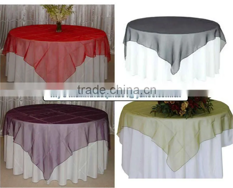 Organza table overlay and wedding table overlay