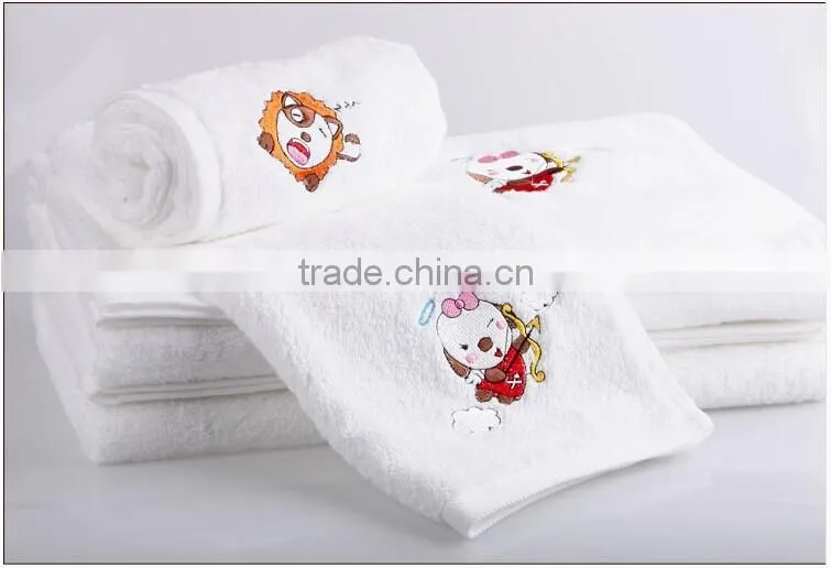 baby towel, bath towel with embroidery