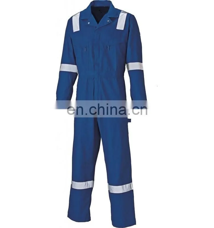 100 %Cotton Material fire retardant safety suit coverall mining clothing