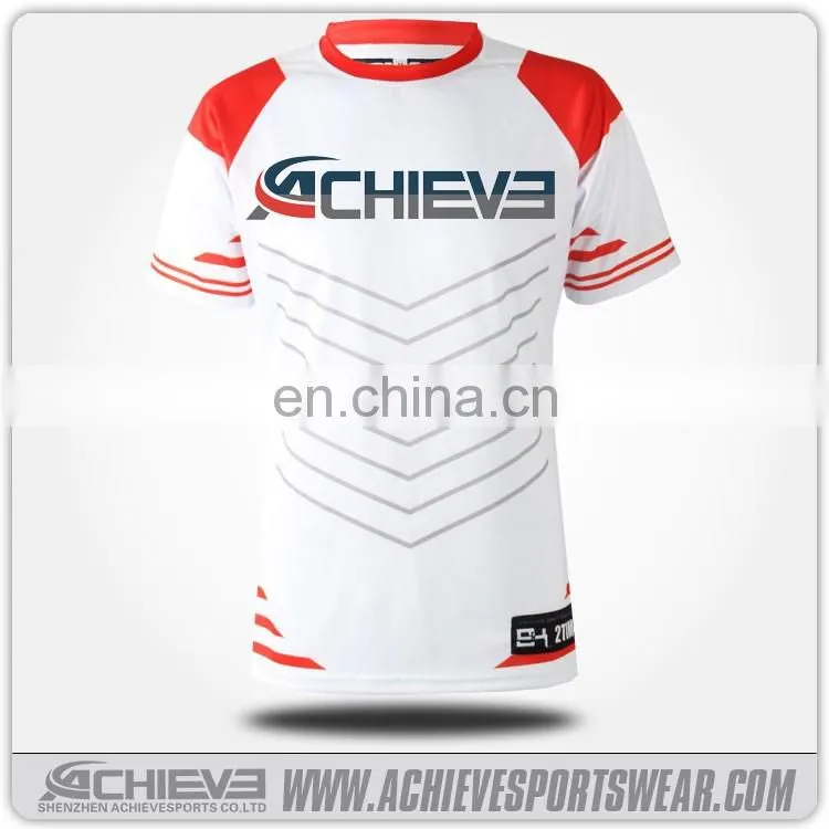 Sublimation rugby shirts wholesale rugby jerseys blank