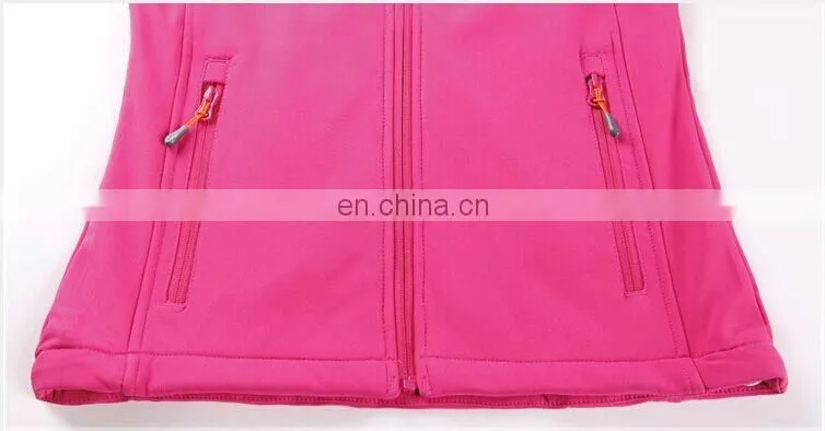 OEM design high quality women's softshell jacket