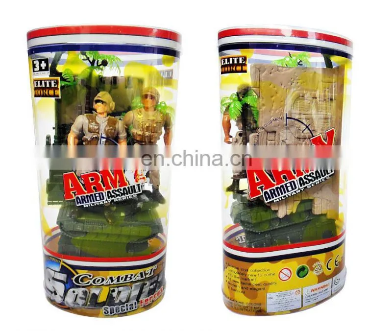 Funny plactis military toys play set ,army set kid toy