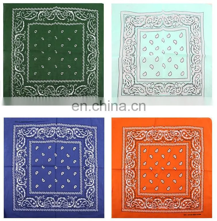22 Colors Available Men and Women Cotton Cheap Cycling Bandana