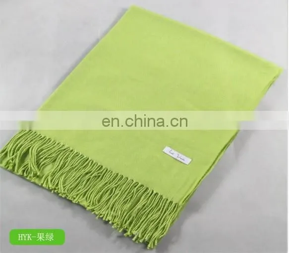 lady solid color winter warm shawls