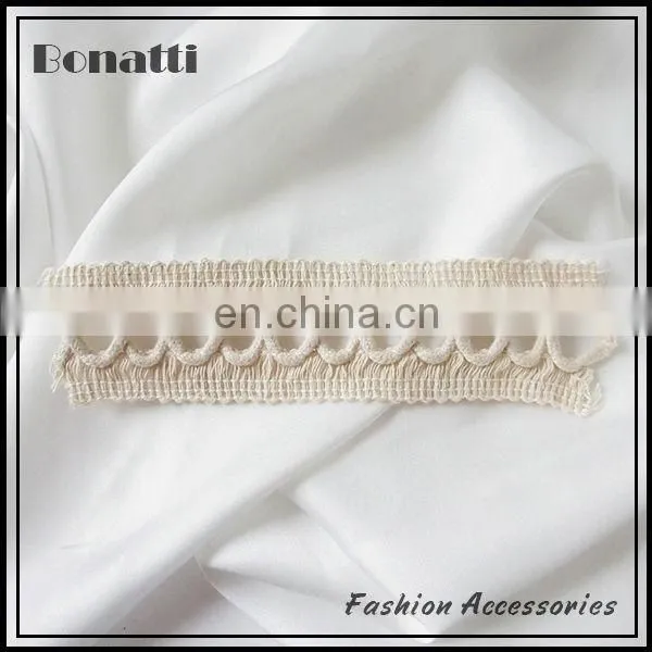 Custom lace trimming for garment accessories