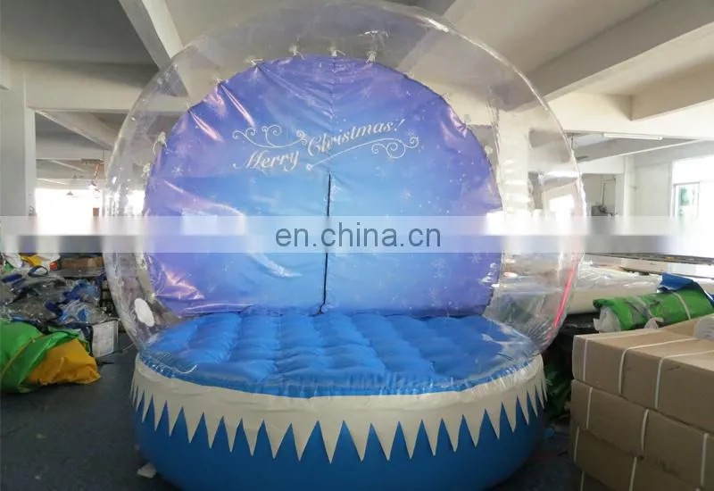 Custom life size snow globe clear inflatable dome for live show
