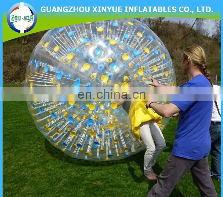 2015 super quality inflatable human baby hamster ball