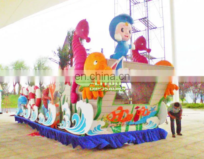 Fiberglass Decor Large Statue Parade Floats