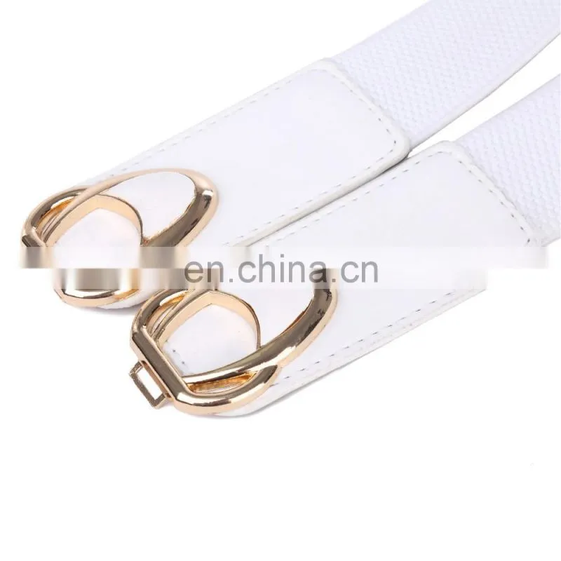 Grace Karin Women Ladies Girls Metal 1.5" Bow-Knot Buckle Stretchy Elastic Waist Belt Waistband CL010485