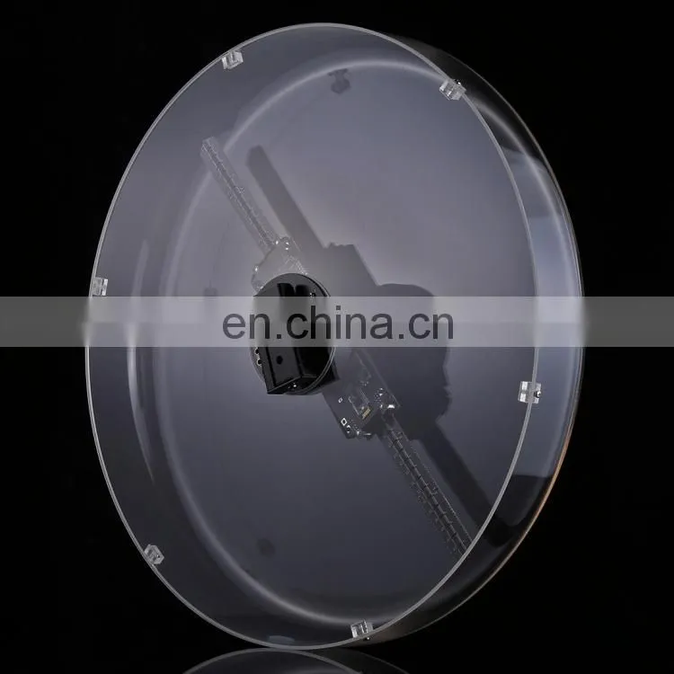 acrylic display box wifi app dropshipping service mini short throw 3d projector led fan 3d hologram display