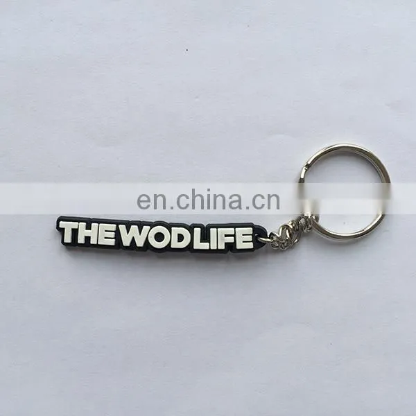 Custom 3d soft pvc keychain key chain / Soft Rubber Keychains / Silicone Keyring