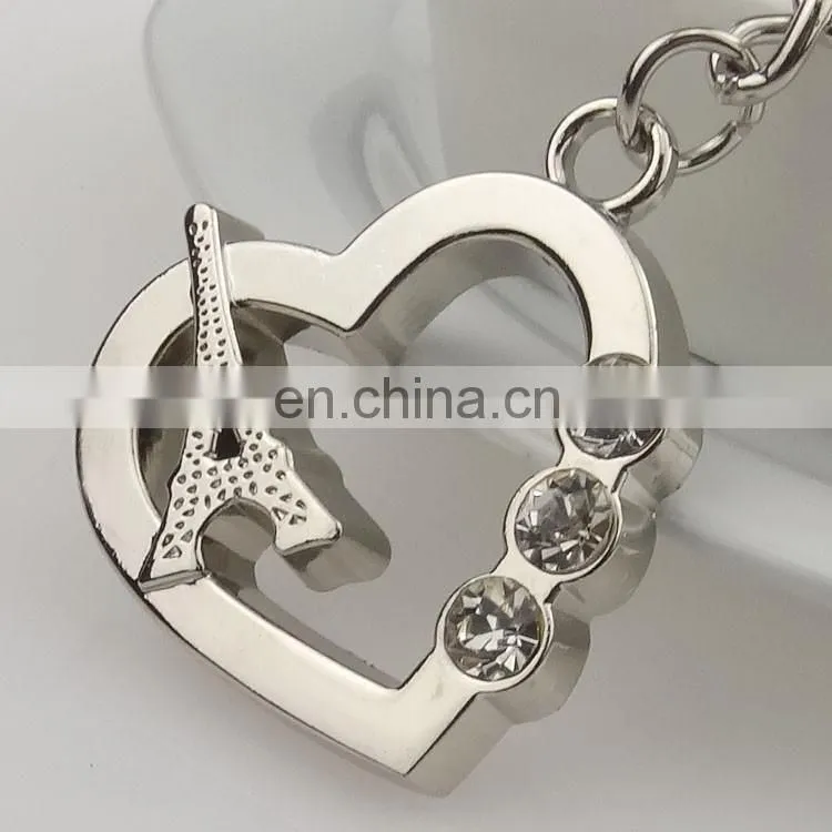 Wholesale Fashoin Customized Promotional gift Zinc alloy custom metal keychain