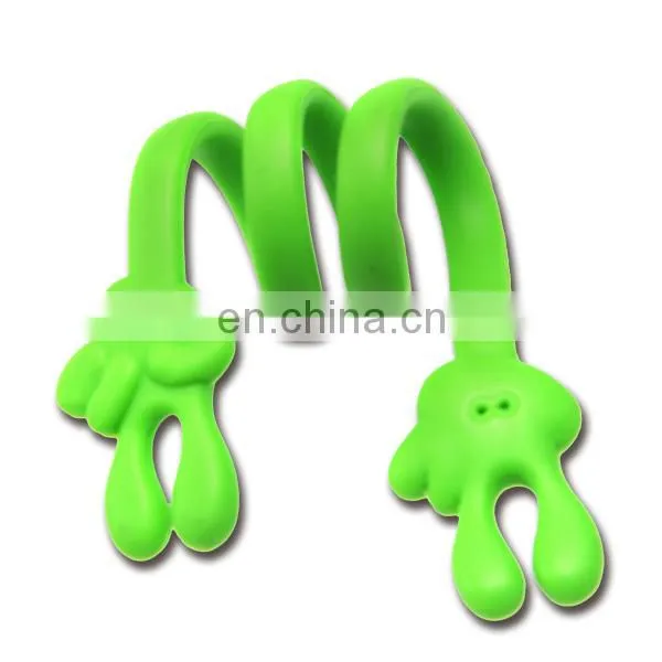 Silicone cord holder cable winder Eco-friendly silicone mobile phone holder