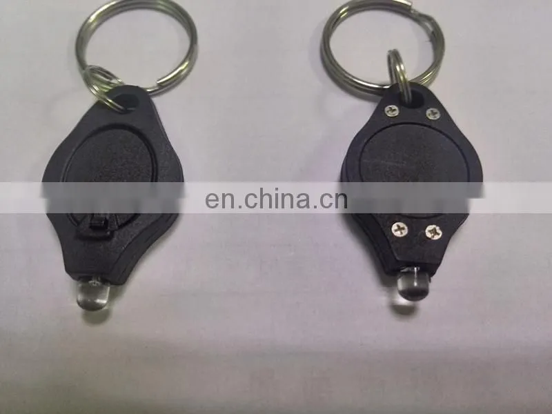 China manufacturer wholesale UV led light up keychain for party decoration and promotion gifts with factory price