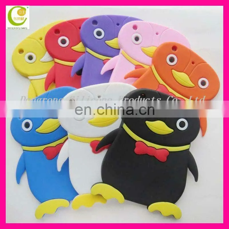 New Design animal cartoon shape Soft Silicone Rubber Case For Ipad