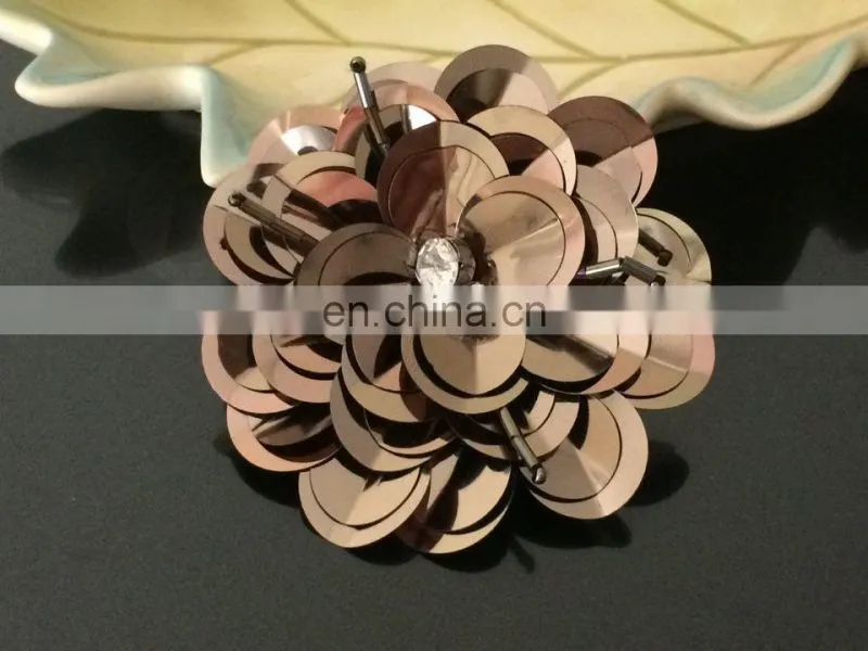 Wholesale Customized Pearl Rhinestone Sequin Flower Patches