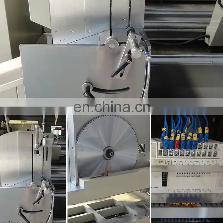 Cutting Aluminum Frame And PVC Machine CNC Precision Mitre double head miter saw