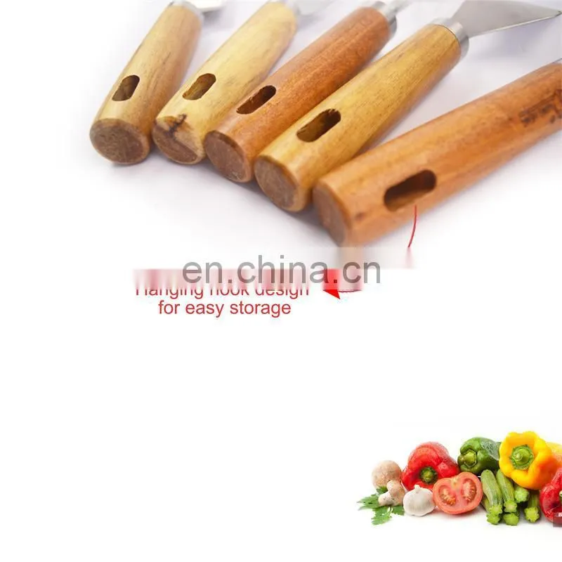 19 PCS Kitchen Accessories with Acacia Wood Handle Kitchen Gadget Set