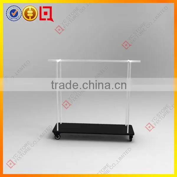 Hot selling clothing hanging display garment rack