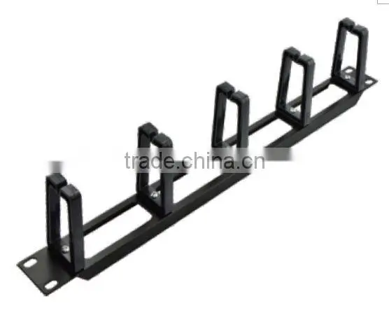 12 port metal+plastic 1 U Cable Manager for telecom