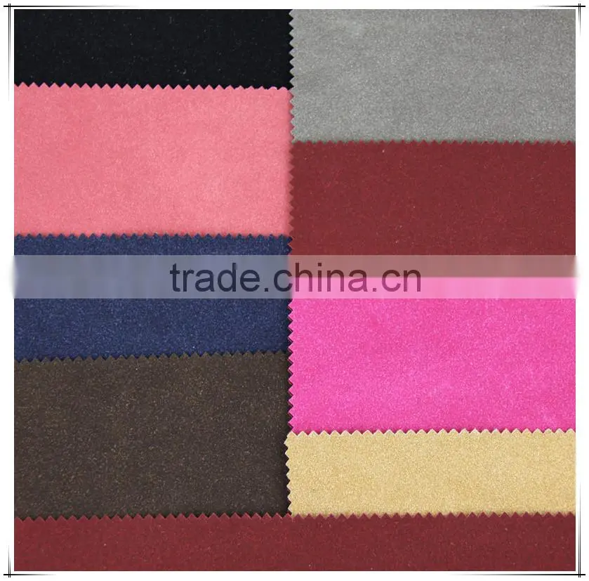 Colorful flocking fabric for shoes,bags