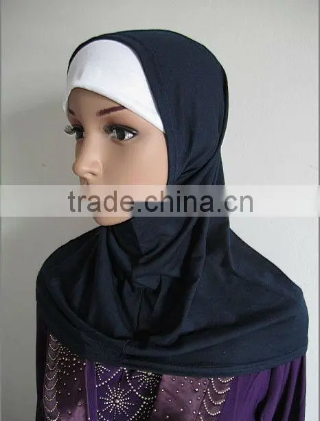 A493 Clearance SOLID COLOR TWO PIECES ISLAM HEADWEAR,MUSLIM HIJAB