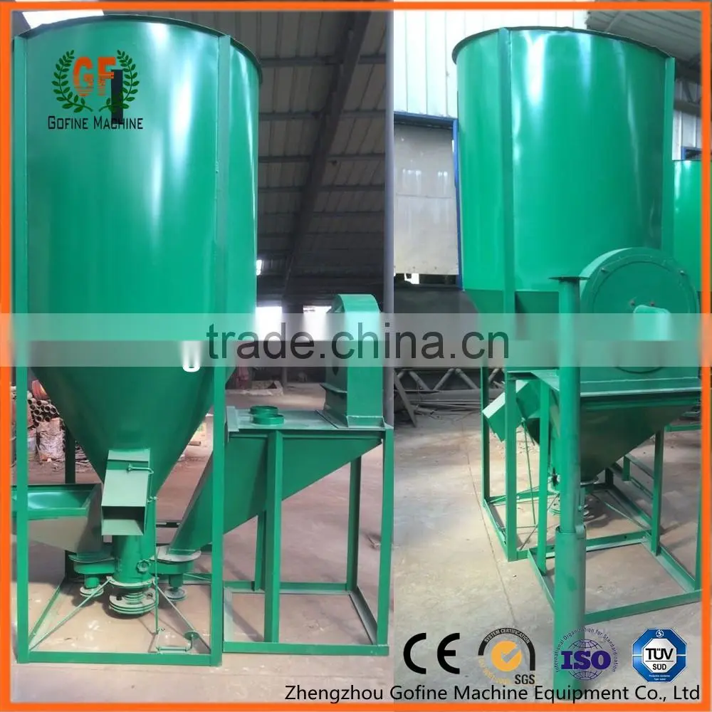 animal feed crushing and mixing machine