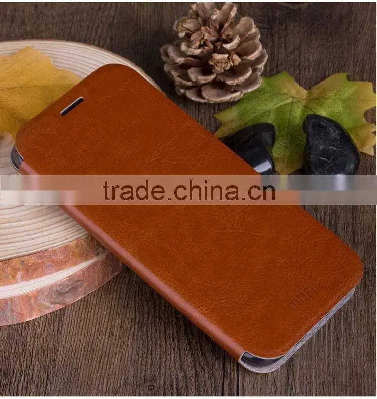 MOFi Original Back Housing for Samsung GALAXY J5 2016 J510F, Mobile Phone Leather Flip Cover Case for Samsung J5 2016