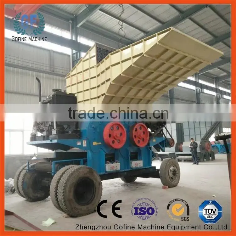 mobile and high efficient wood roots grinder