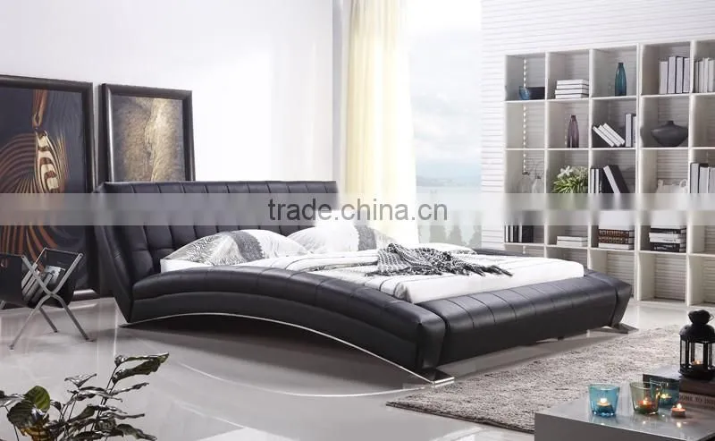 Muses 2016 HOT sales Leather bed best bedding head layer skin