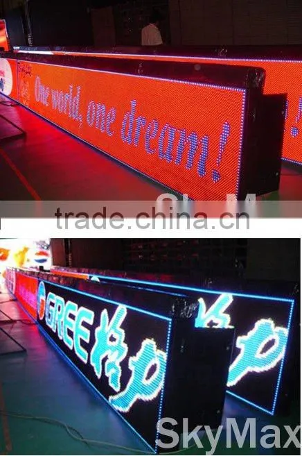 Czech project outdoor sport perimeter led screen