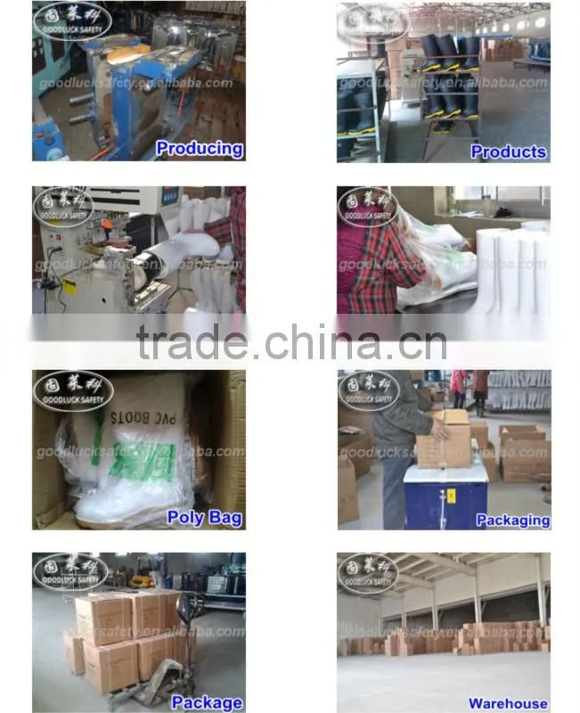 high quality boots with rainly day safety rain boots