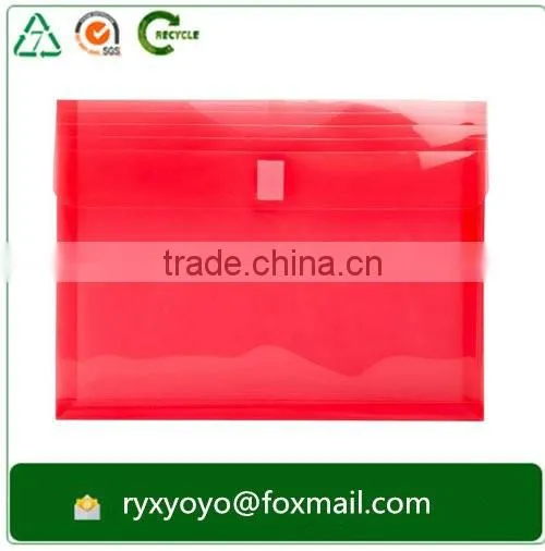 a4 plastic clear pp 3 hole punched document file bag for binders