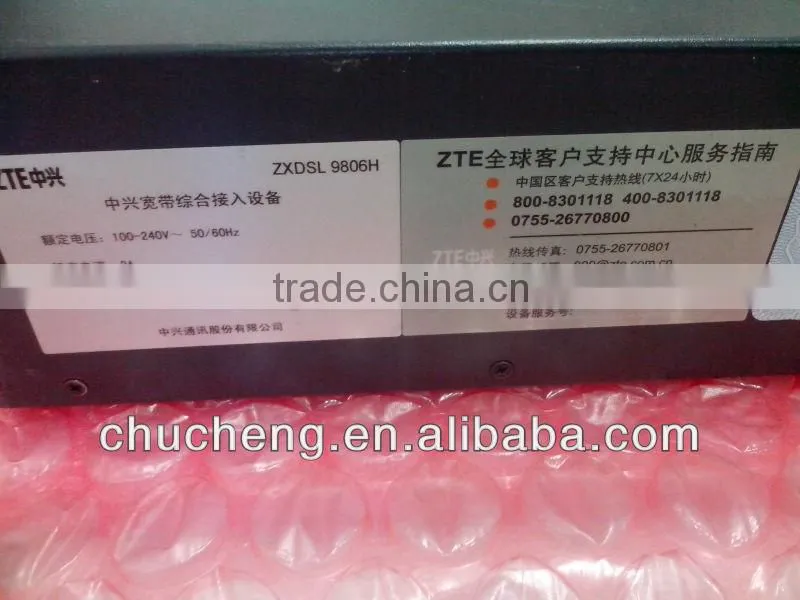 ZTE 9806H ADSL2+/VDSL2/SHDSL mini ip dslam